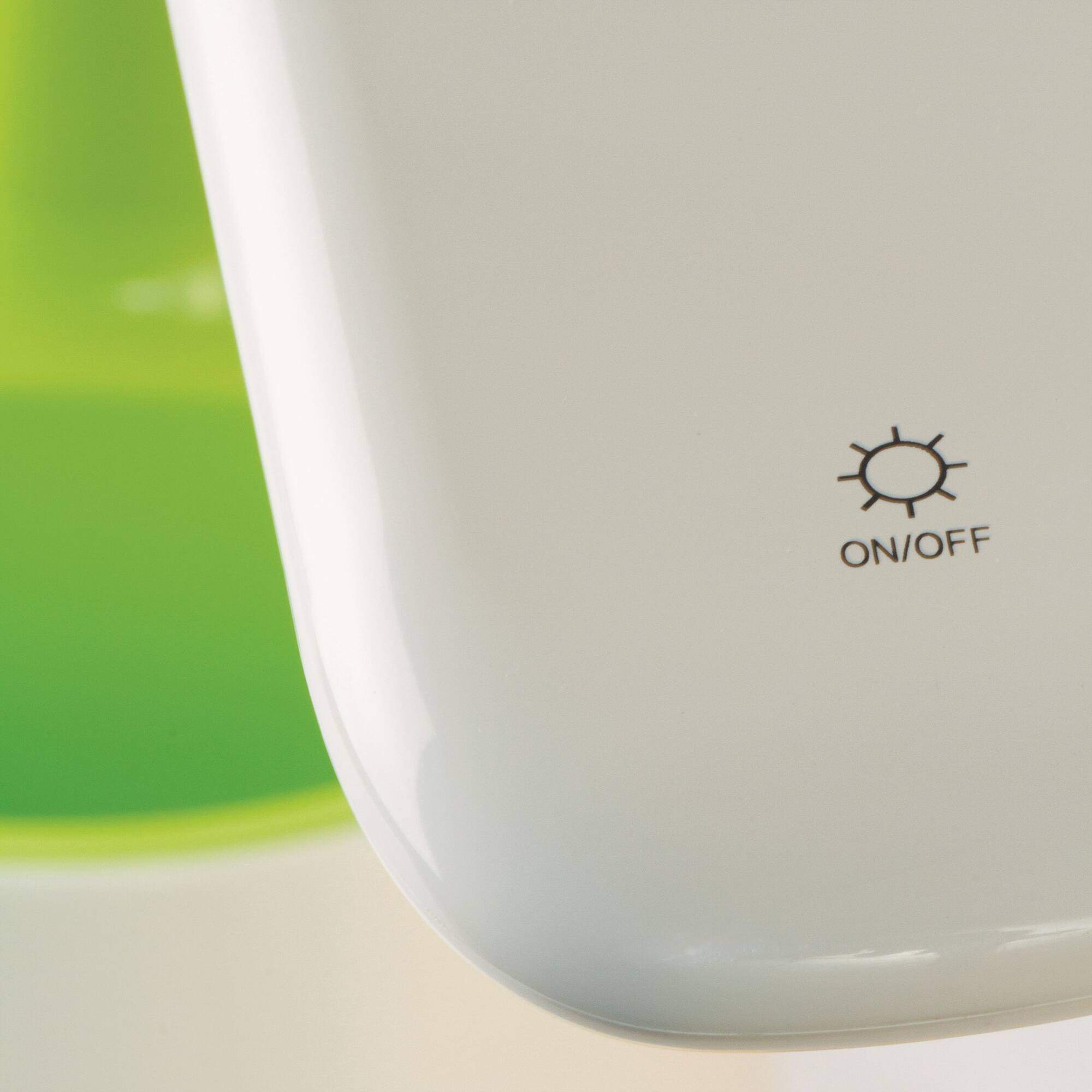 OttLite Wellness Series 23" White & Green Organize LED Desk Lamp